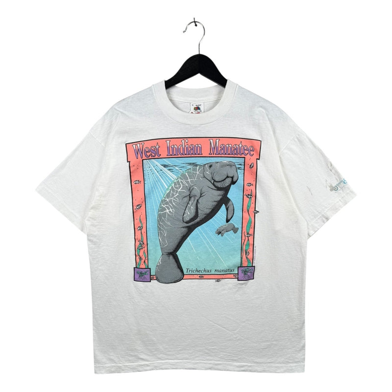Vintage West Indian Manatee Graphic T-Shirt