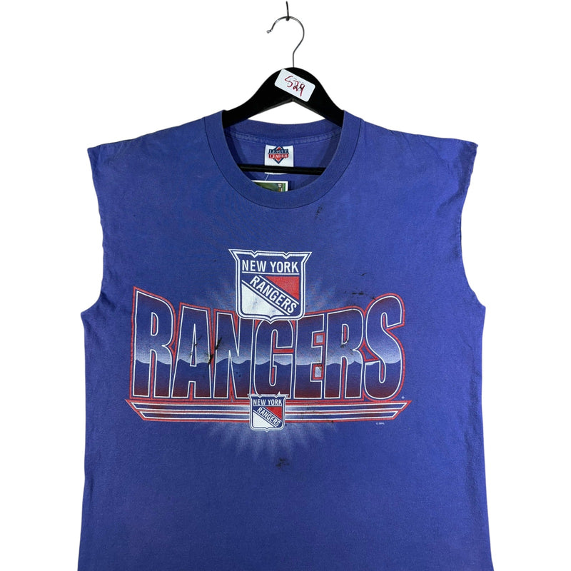 Vintage New York Rangers Muscle Sleeve Tank Top