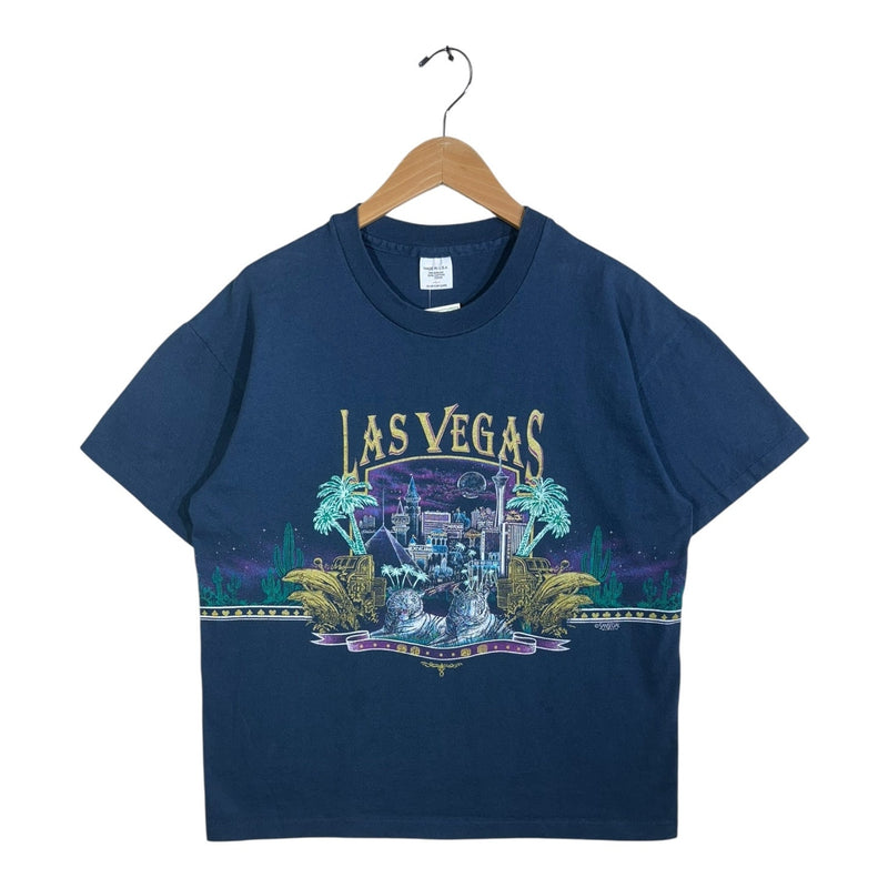 Vintage Las Vegas Skyline Neon Graphic T-Shirt