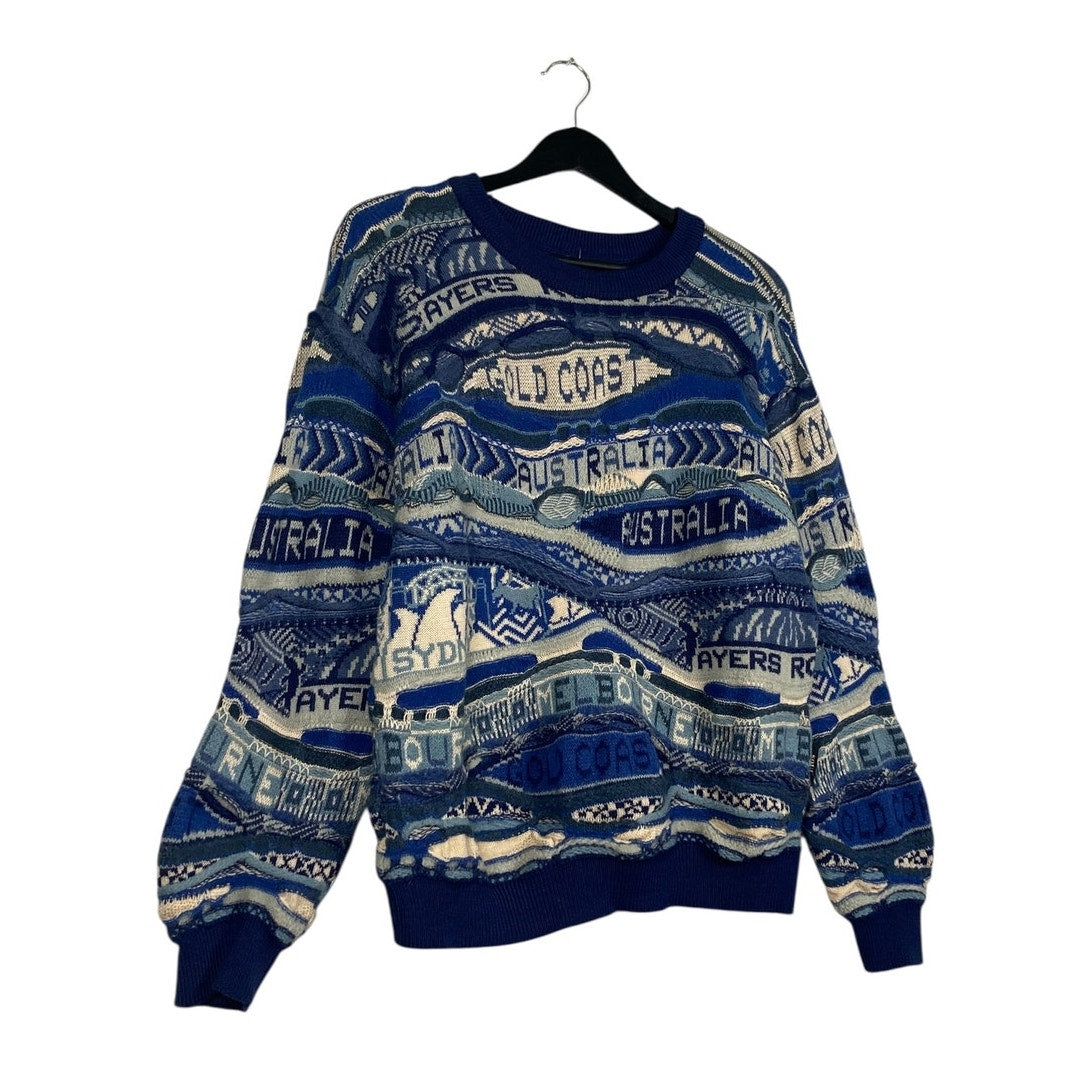 Vintage Soul Of Australia 3D Knit Spellout Sweater