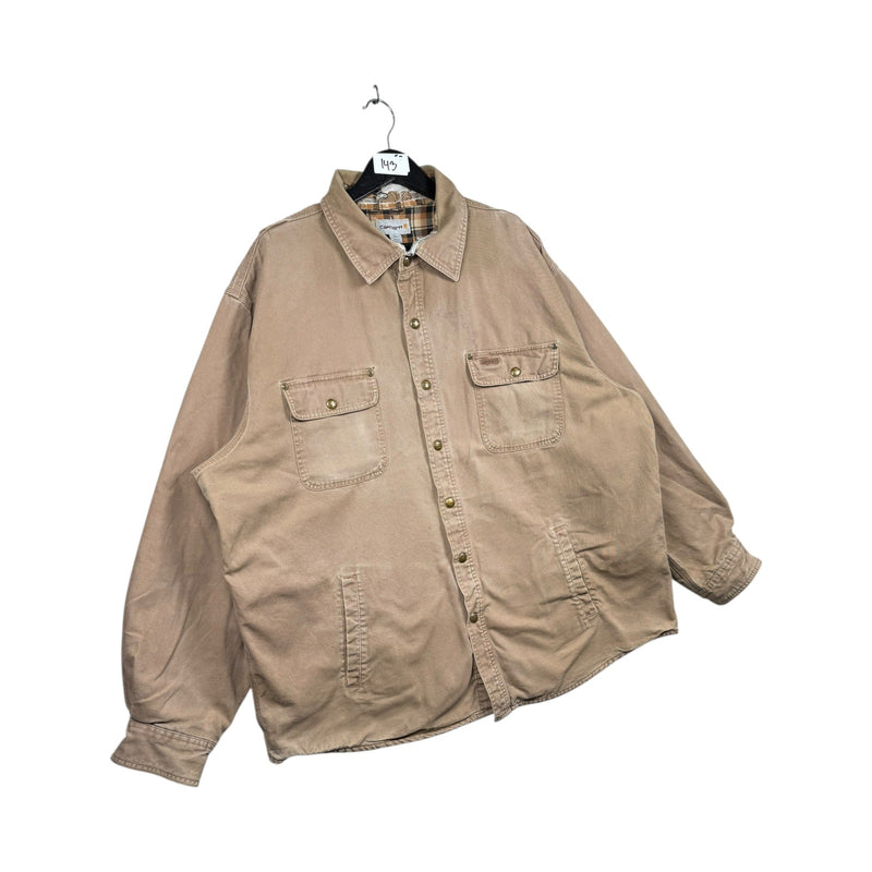 Vintage Carhartt Long Sleeve Button Up Shirt