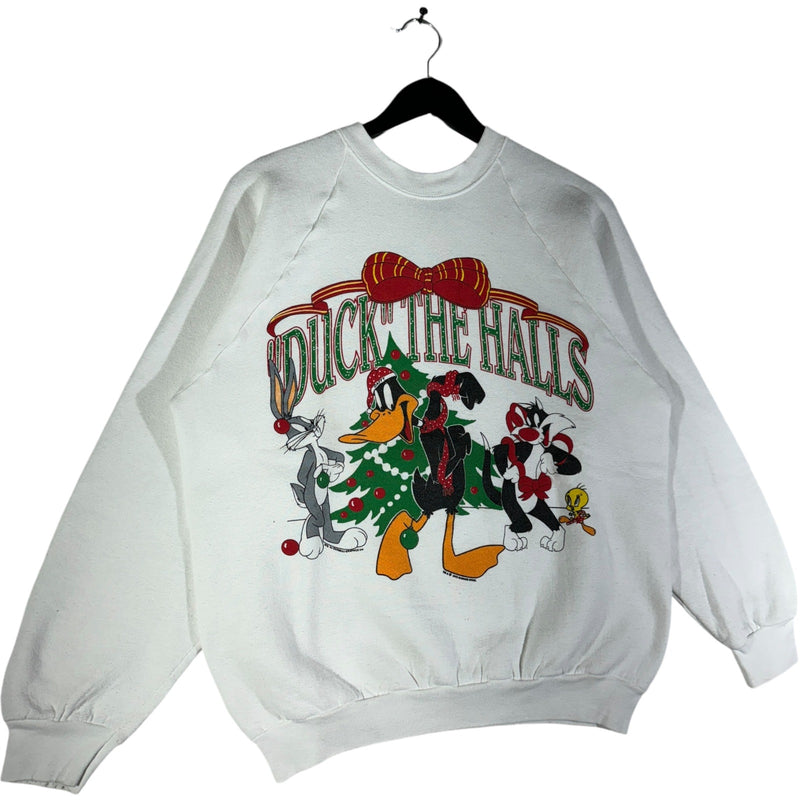 Vintage "Duck The Halls" Daffy Duck Christmas Crewneck