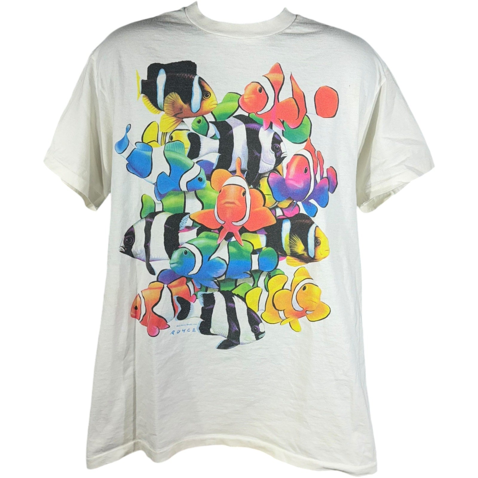 Vintage School Of Clown Fish Nature Tee 90s