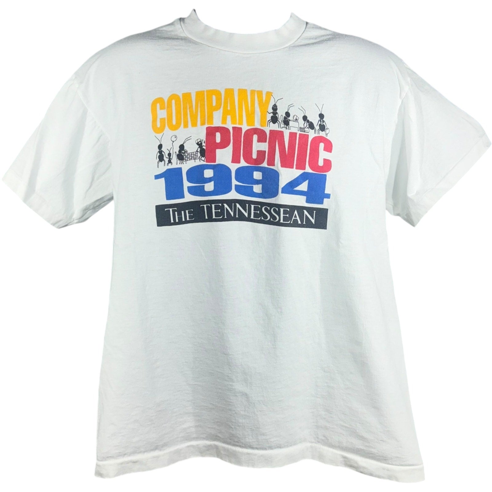 Vintage The Tennessean Company Picnic Tee 1994