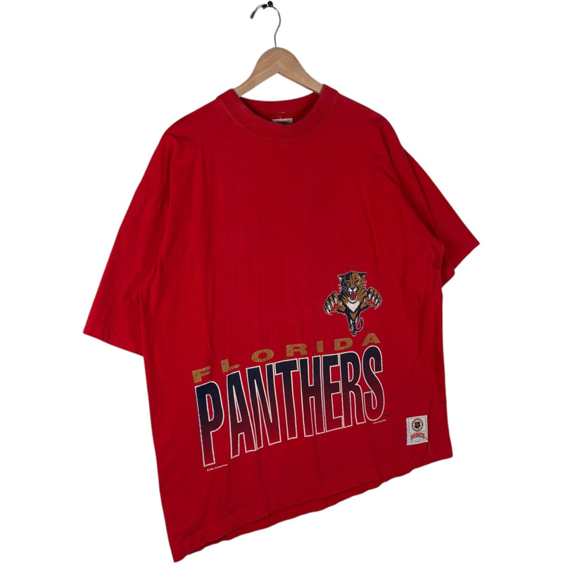 Vintage Nutmeg Florida Panthers Spellout Logo Tee 90s