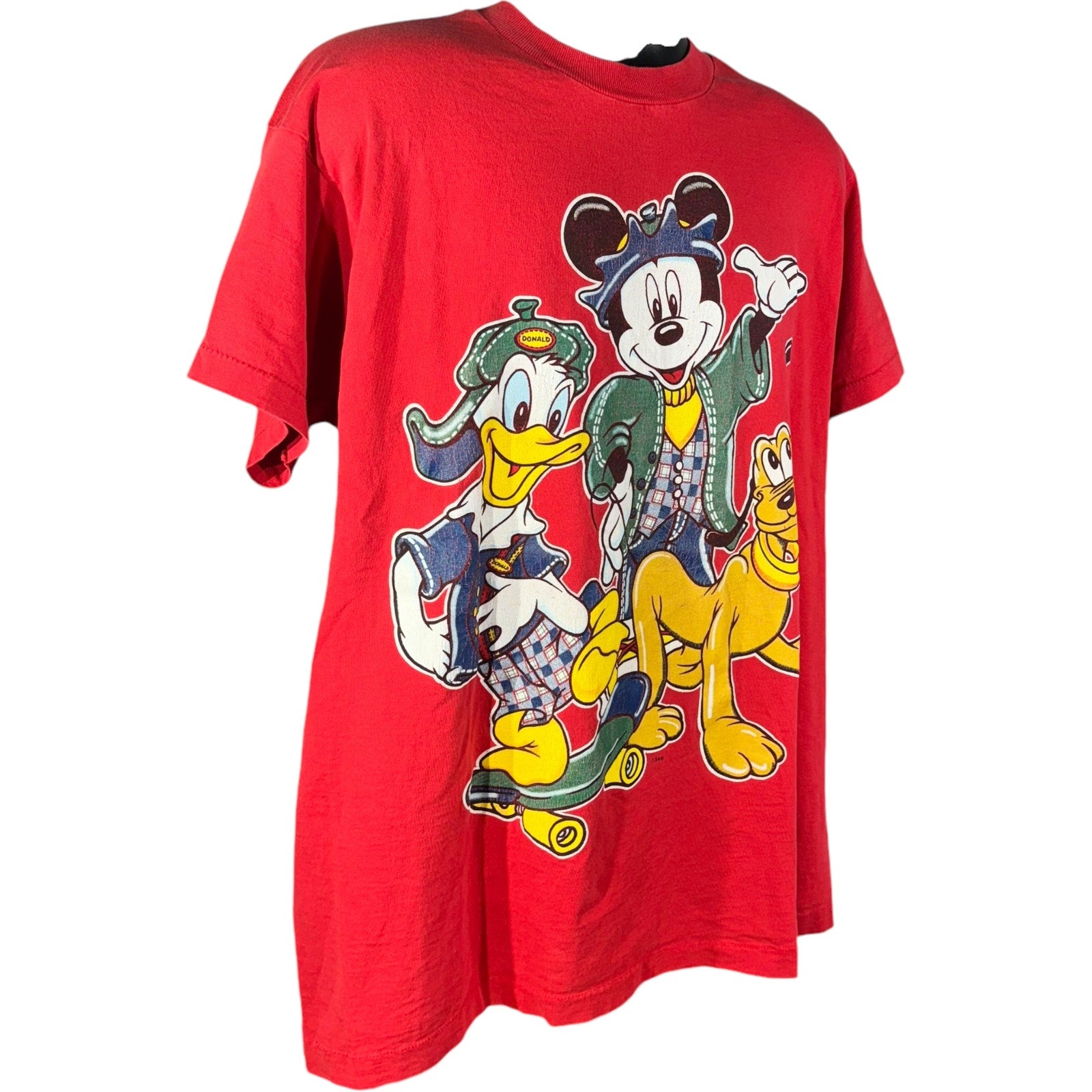 Vintage Mickey Unlimited Mickey And Donald Skateboarding Tee