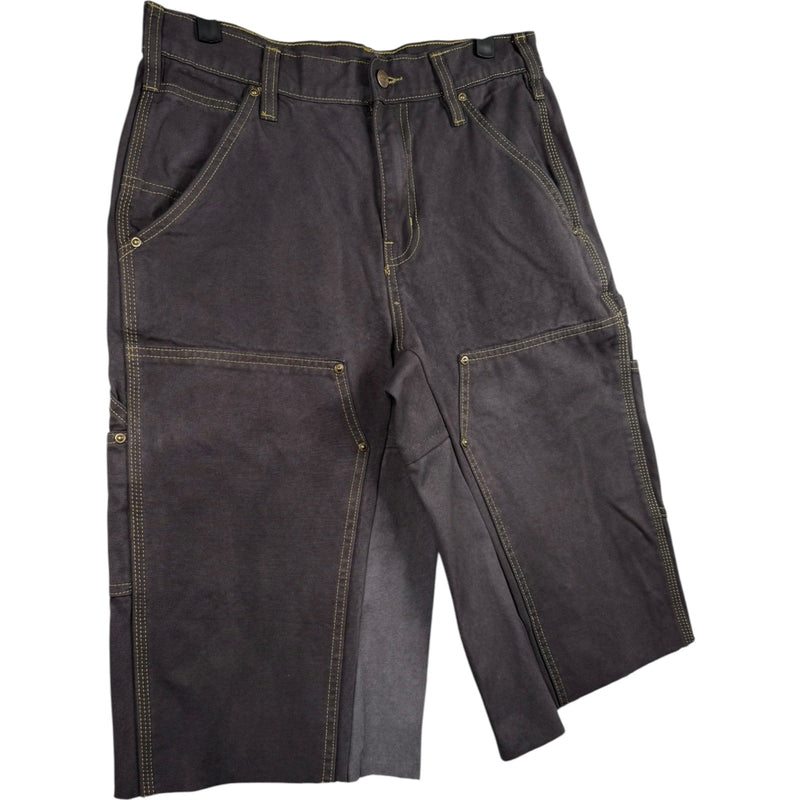 Vintage Carhartt Relaxed Raw Hem Carpenter Shorts 32