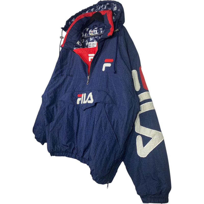Vintage Fila 1/2 Zip Pullover Jacket Windbreaker