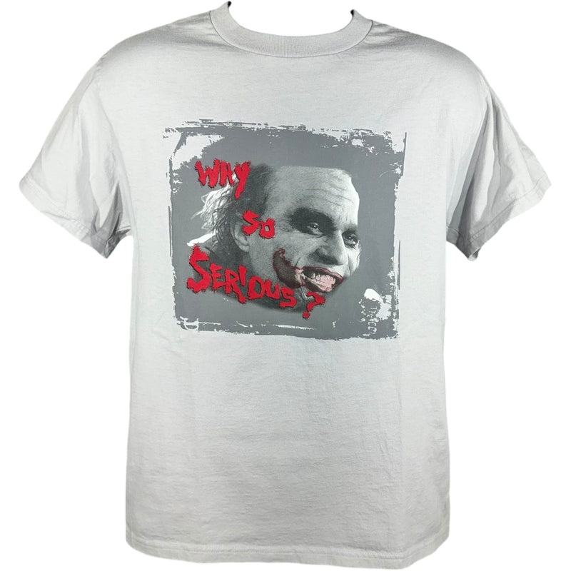 The Joker Why So Serious The Dark Knight Movie Promo Tee