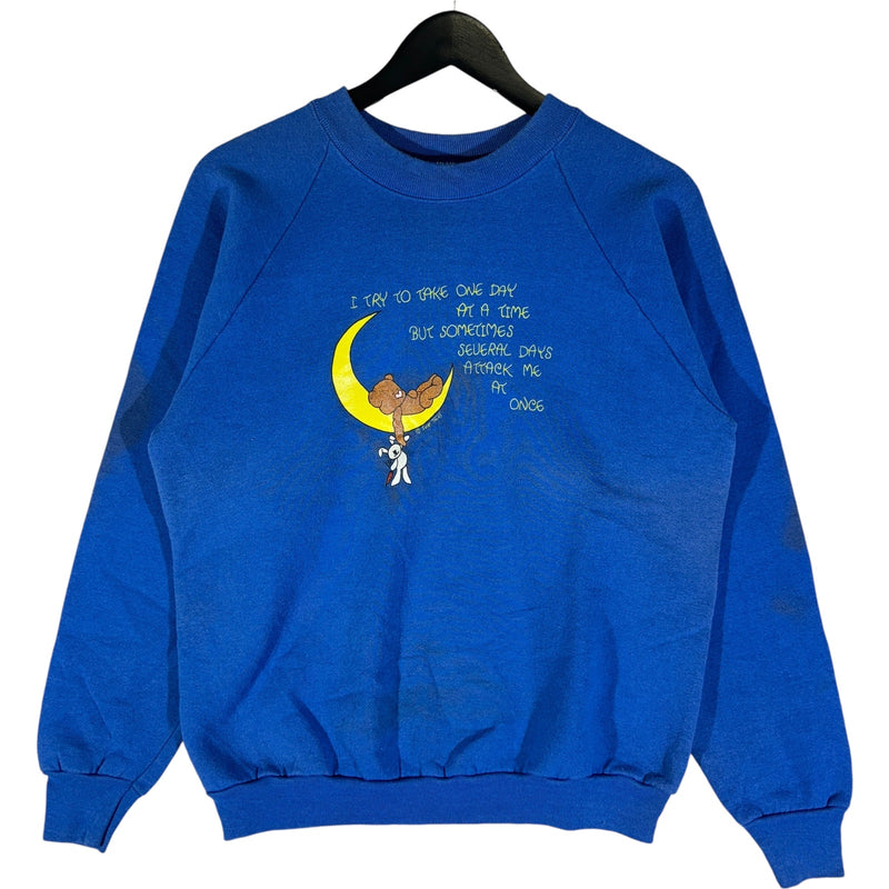 Vintage "One Day At A Time" Crewneck 90's