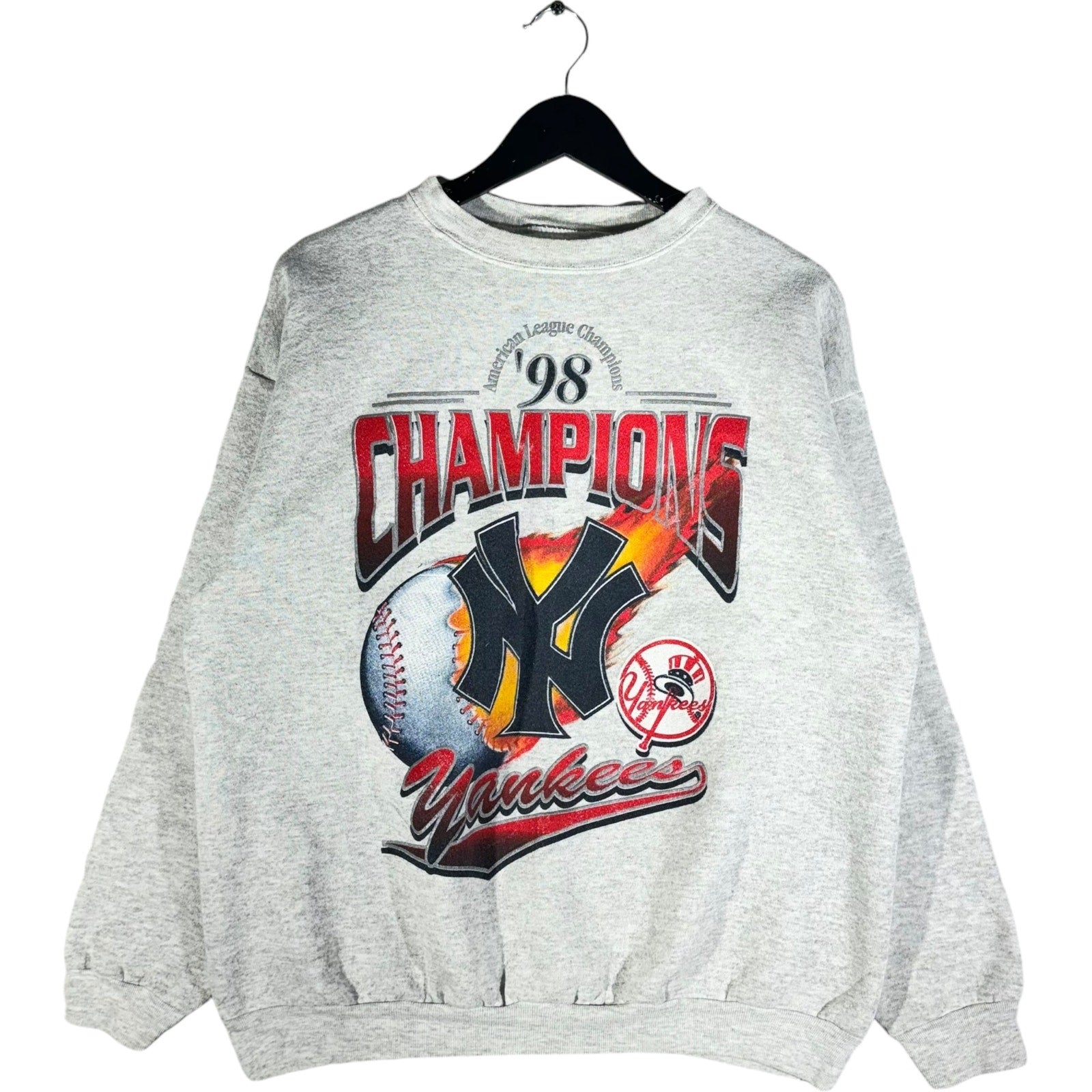 Vintage New York Yankees American League Champs Crewneck 1998