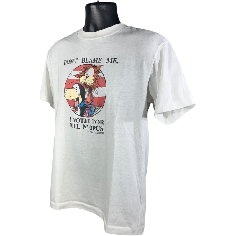 Vintage Bill The Cat Political Comic Tee 90s