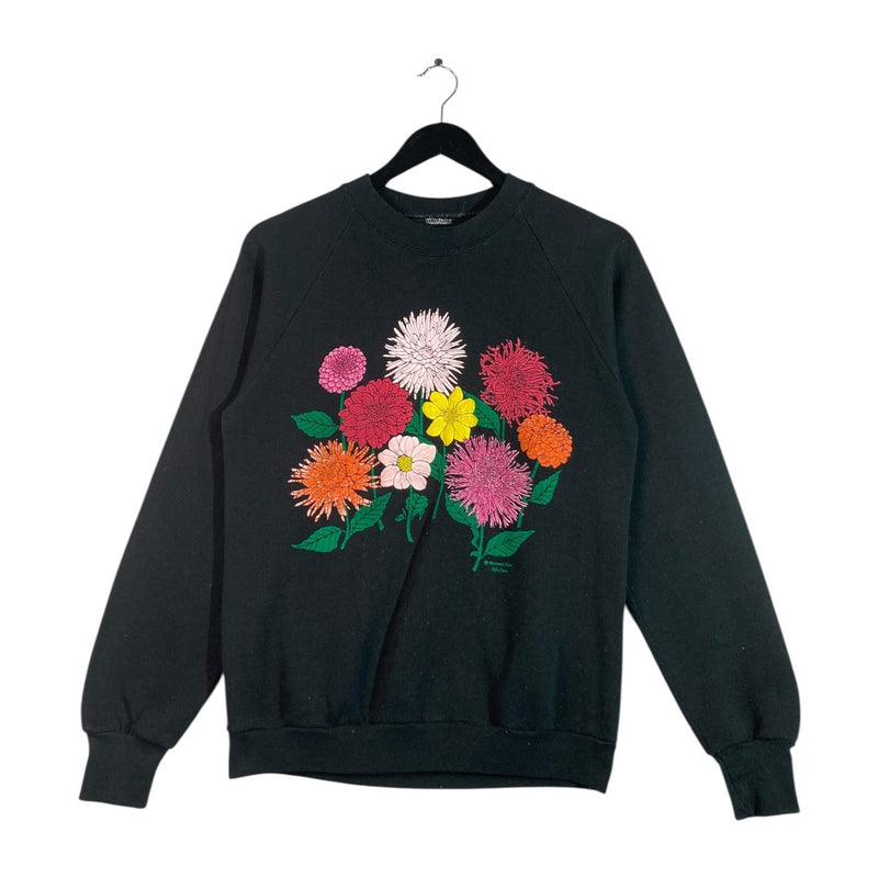 Vintage Wild Oaks Floral Botanical Graphic Crewneck