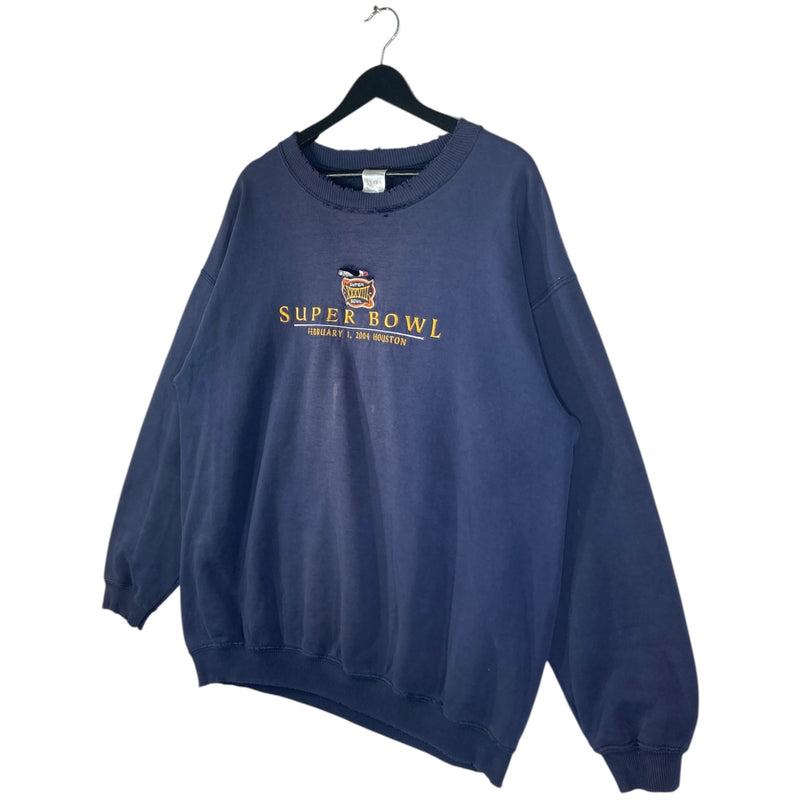 Vintage Super Bowl XXXVIII 2004 Houston NFL Crewneck