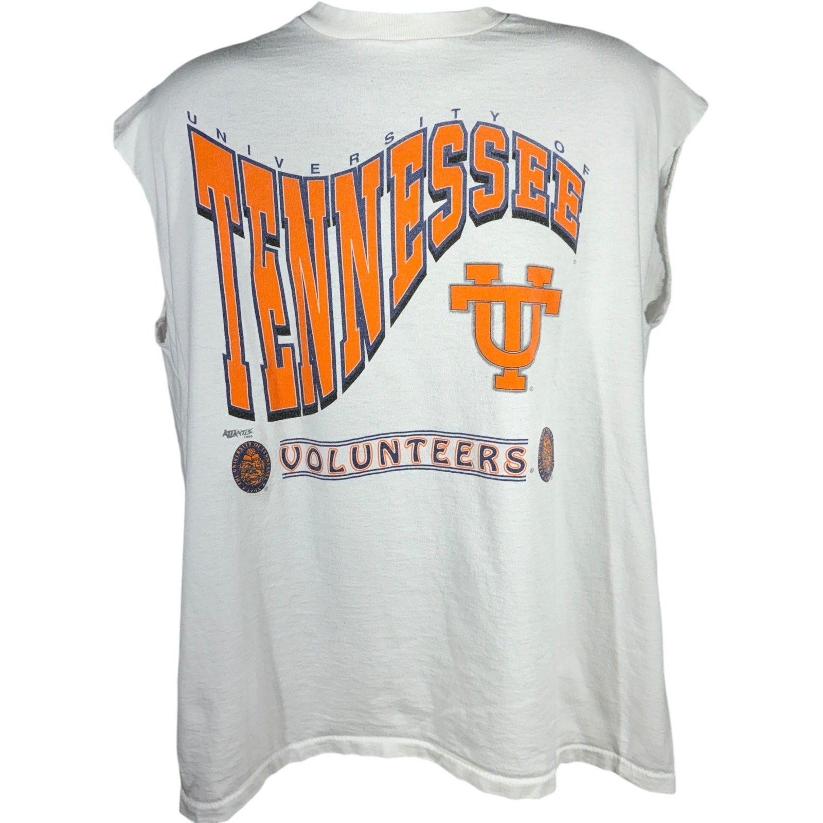 Vintage University Of Tennessee Volunteers Cut Off Tee