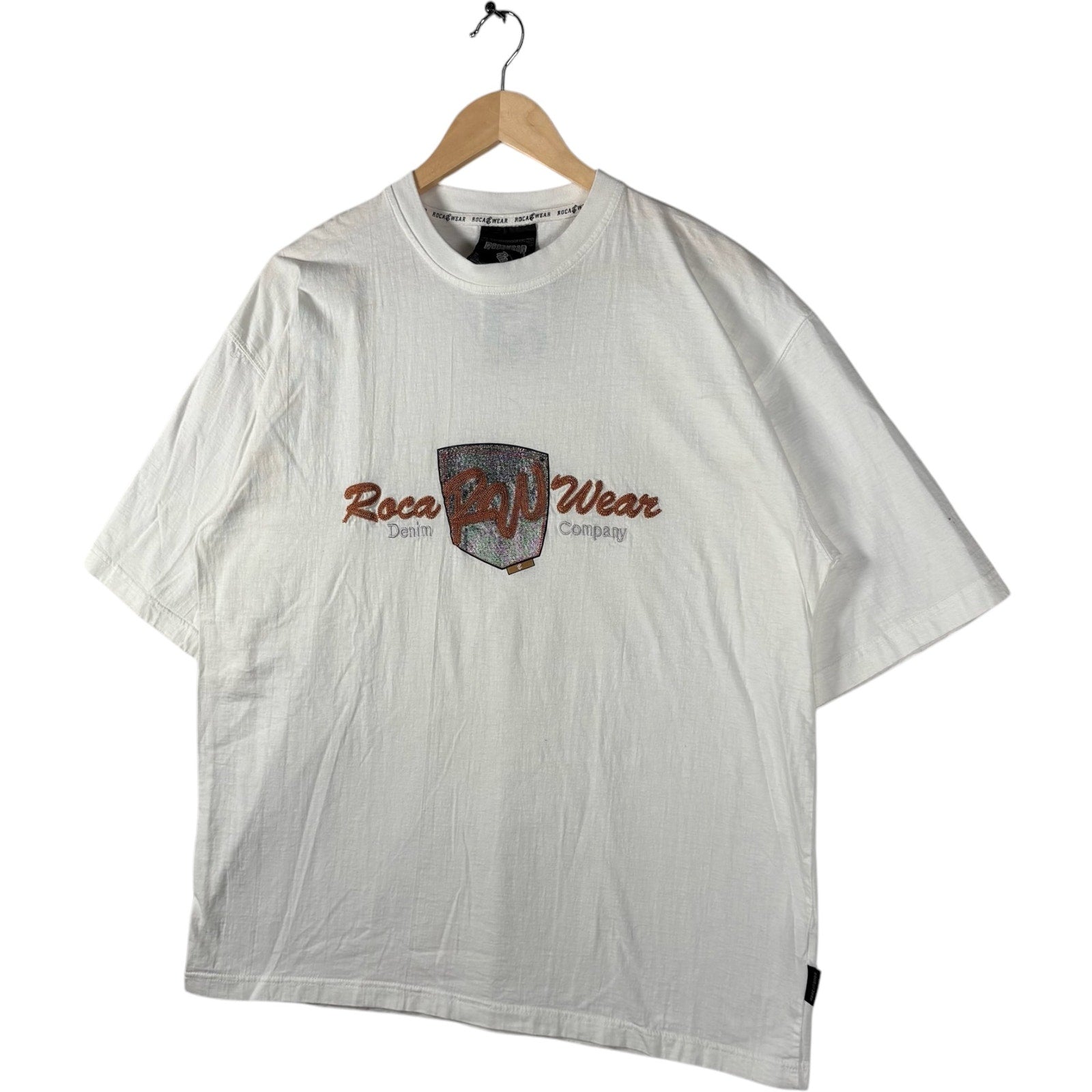 Vintage Roca Wear Embroidered Logo Tee