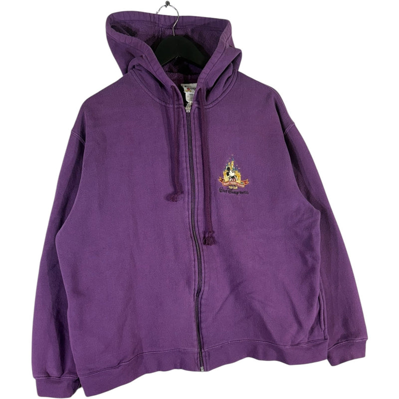Vintage Walt Disney World Mickey Goofy Full Zip Hoodie