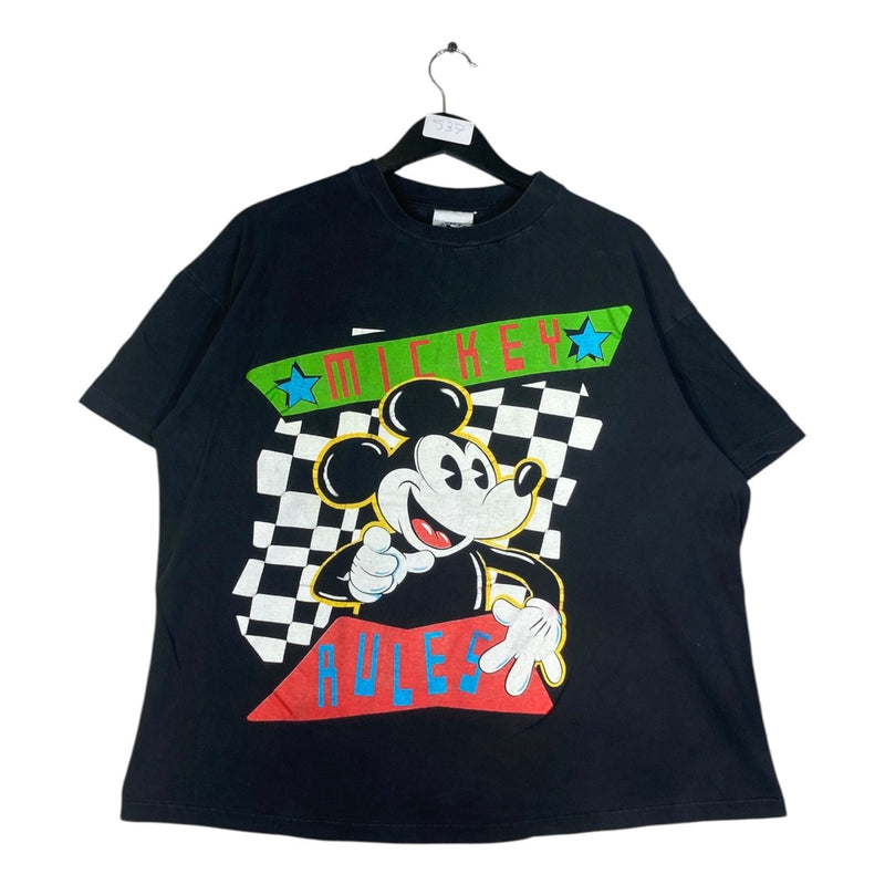 Vintage Disney Mickey Mouse Rules 90s T-Shirt