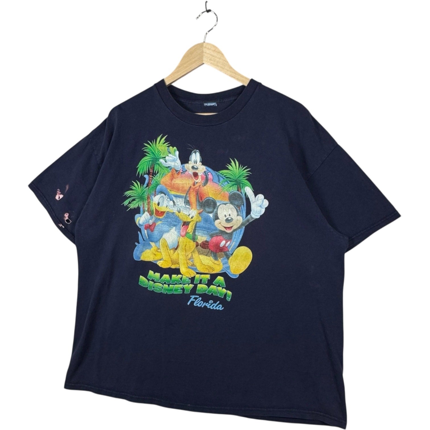 Vintage 'Make It A Disney Day!' Mickey & Friends Tee