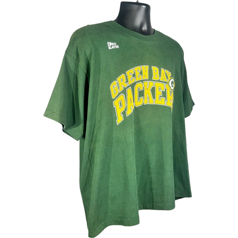 Vintage Green Bay Packers Pro Player Logo Tee 1996