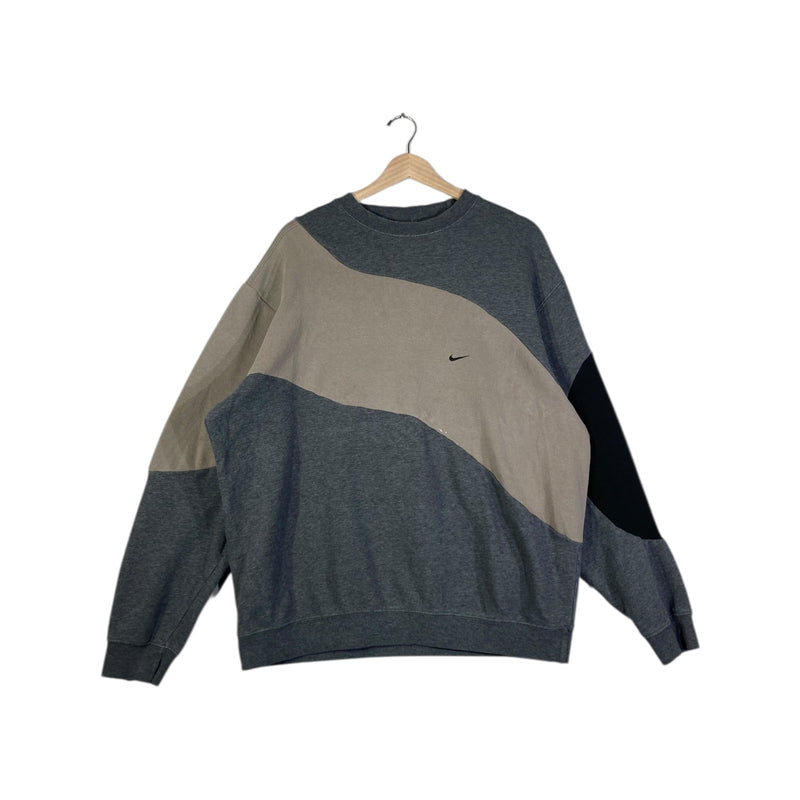 Vintage Nike Tri Color Pullover Crewneck