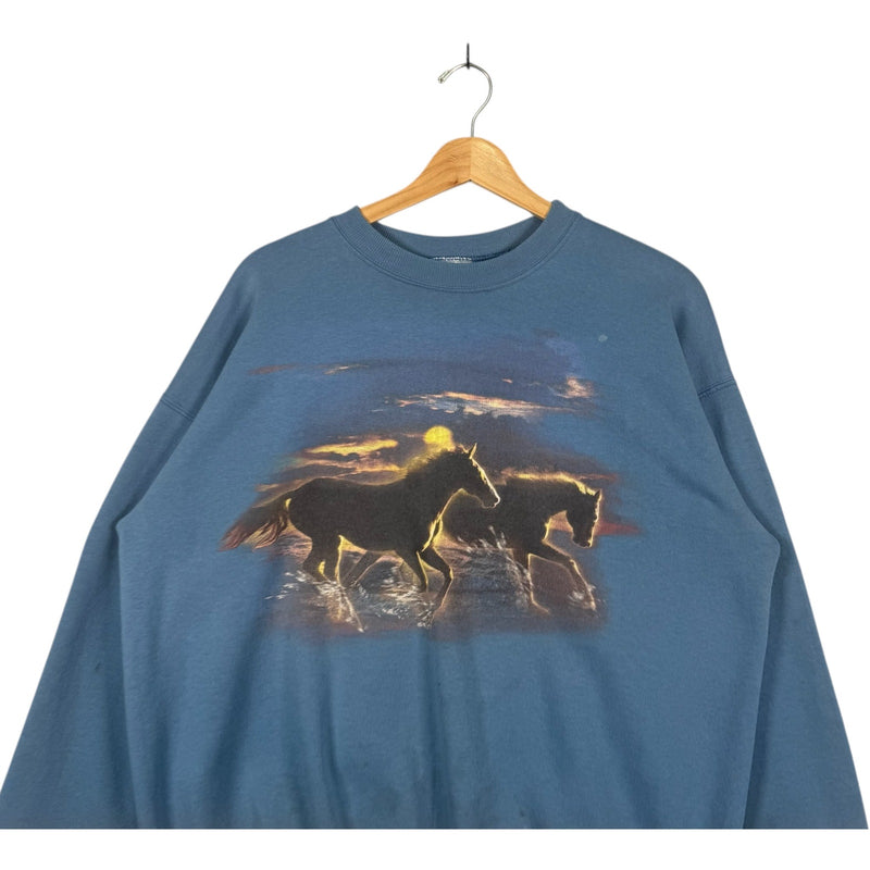 Vintage Horse Wildlife Crewneck