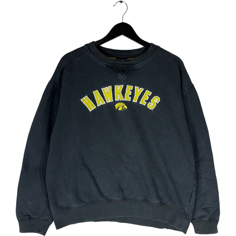 Vintage University of Iowa Hawkeyes Spellout Logo Crewneck