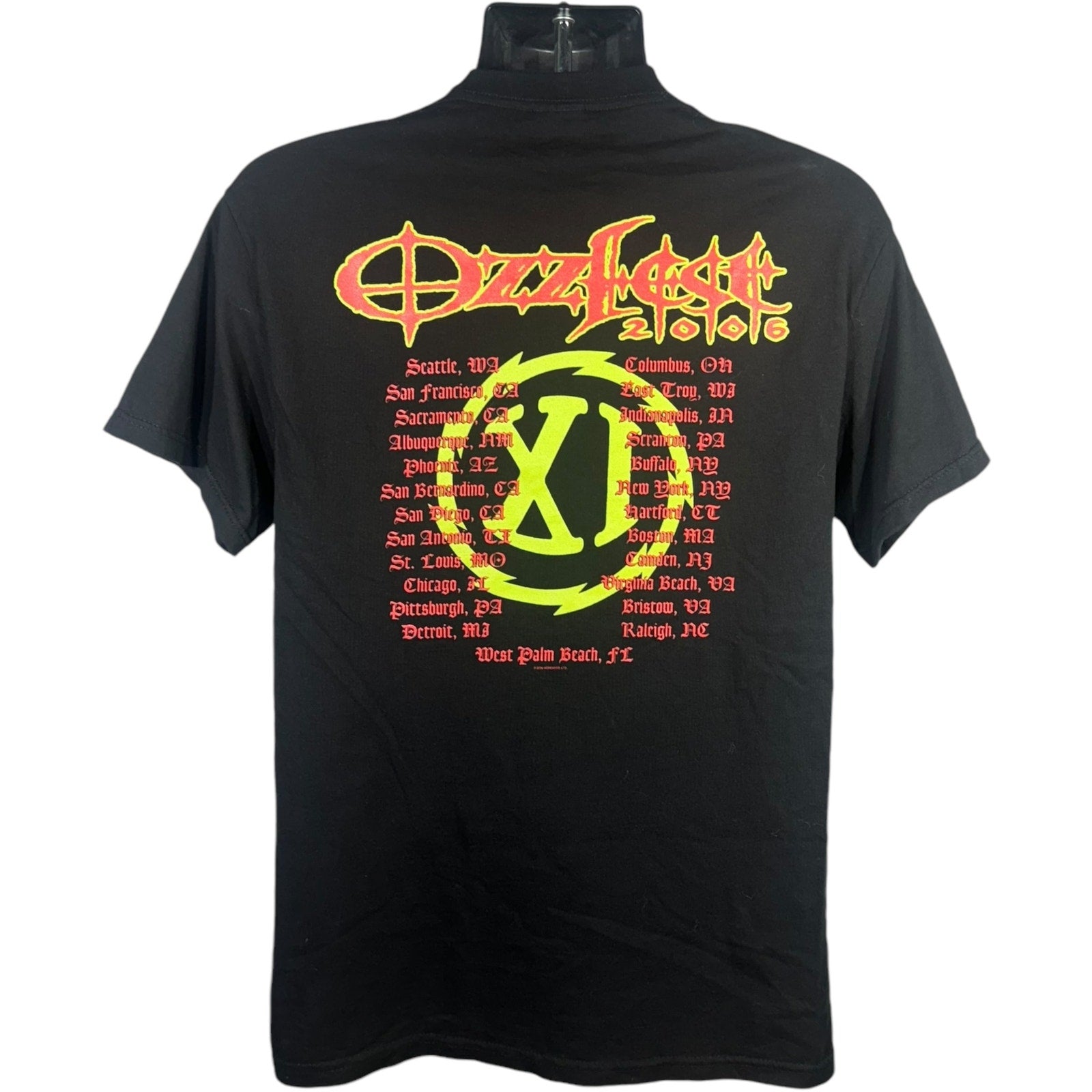 Vintage OzzFest "Night Of The Living Shred" Concert Tee