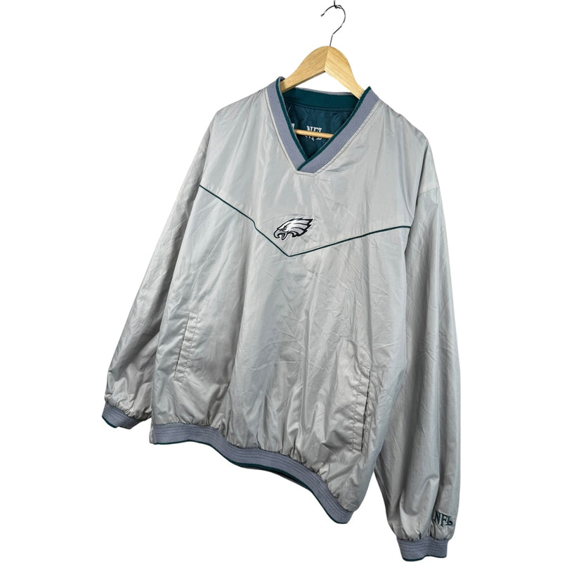 Vintage Philadelphia Eagles NFL Reversible Pullover Jacket