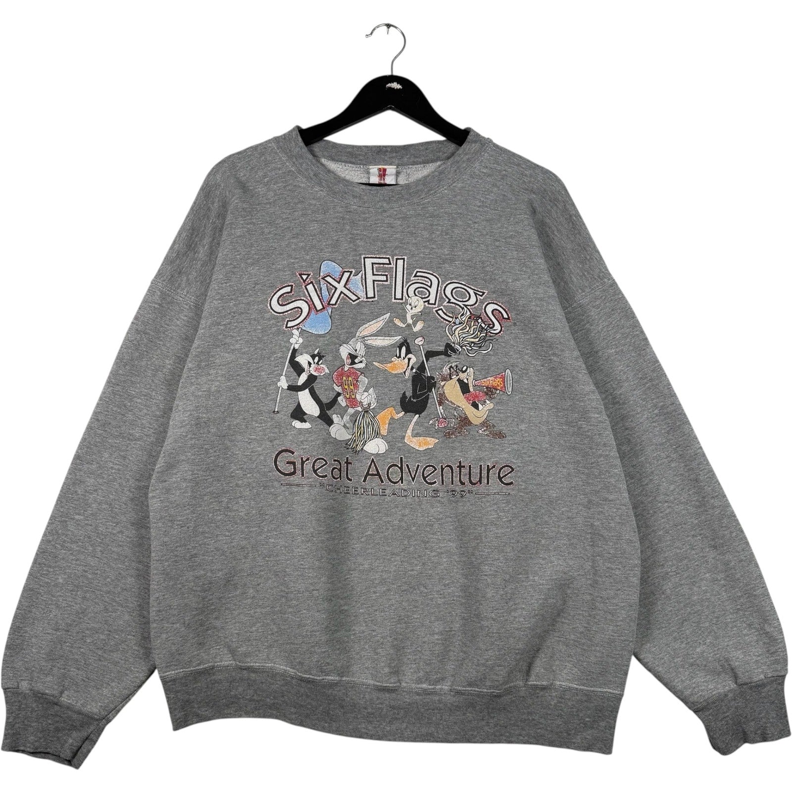 Vintage Six Flags Great Adventure Cheerleading Crewneck