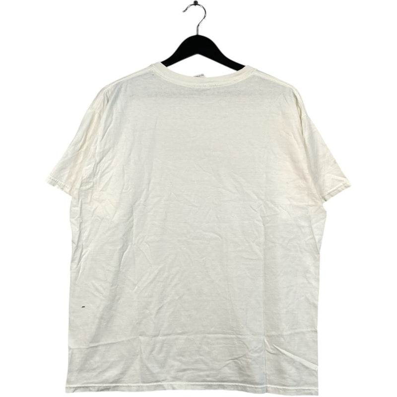 Vintage. Bud Light Chest Spellout Beer Promo Tee