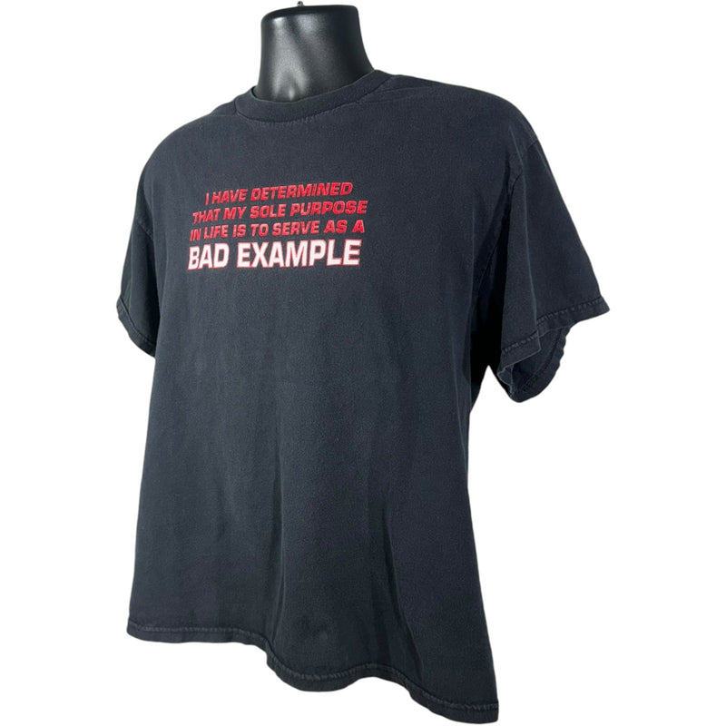 Vintage "Bad Example" Joke Tee