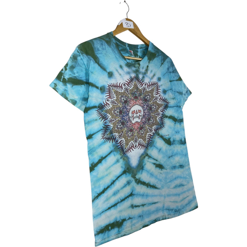 Vintage Tie Dye Philip Brown Skull T-Shirt