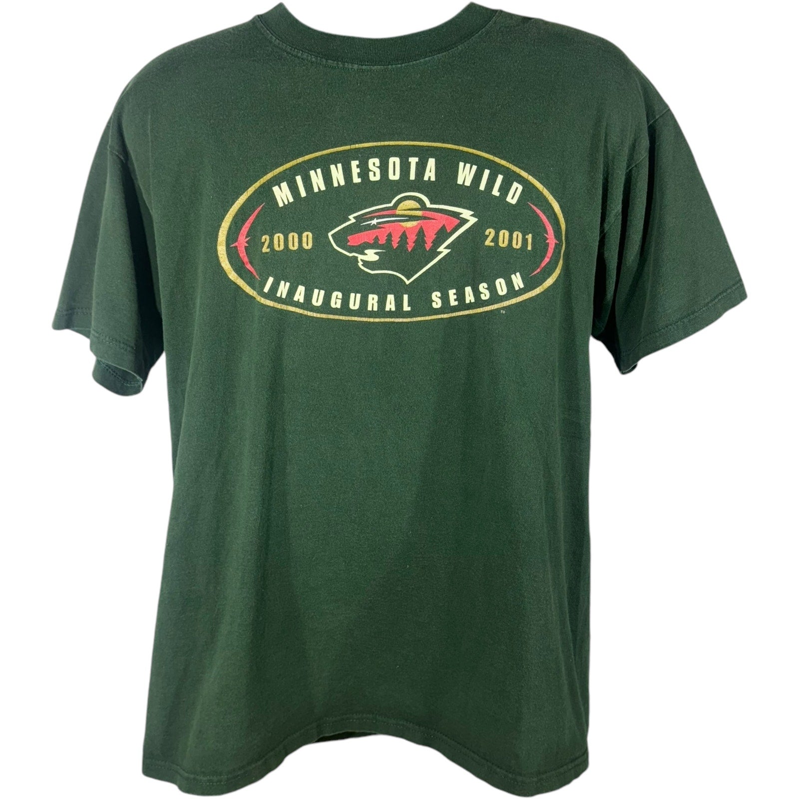 Vintage Minnesota Wild Inaugural Season NHL Tee '00-'01