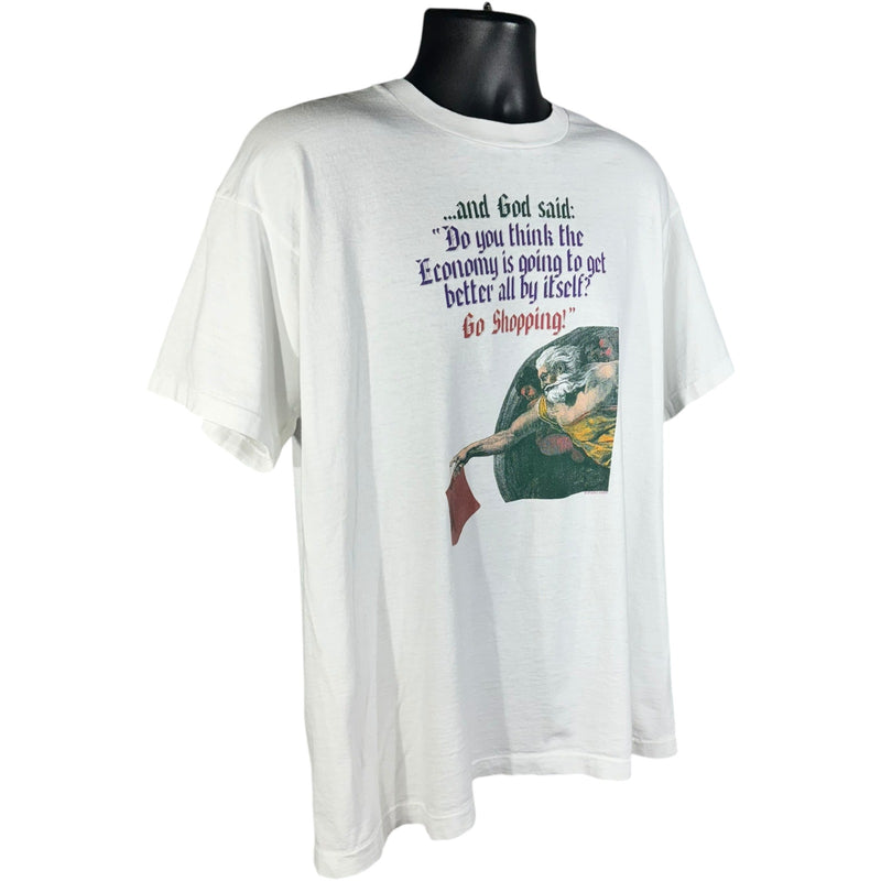 Vintage Creation Humor "Do You Think...?" Novelty Tee