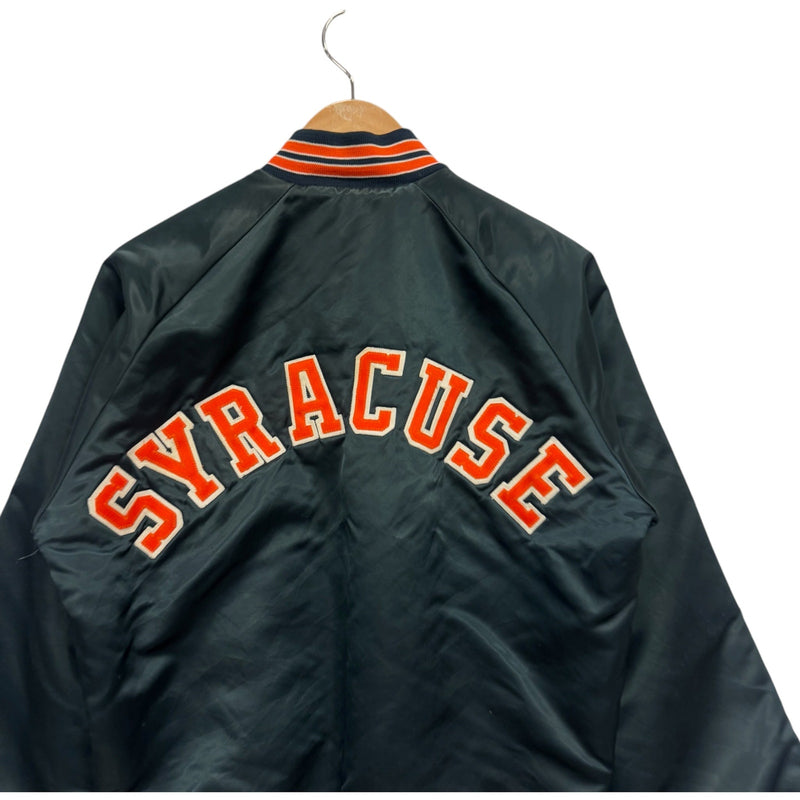 Vintage Chalkline Syracuse University Satin Bomber Jacket 90s