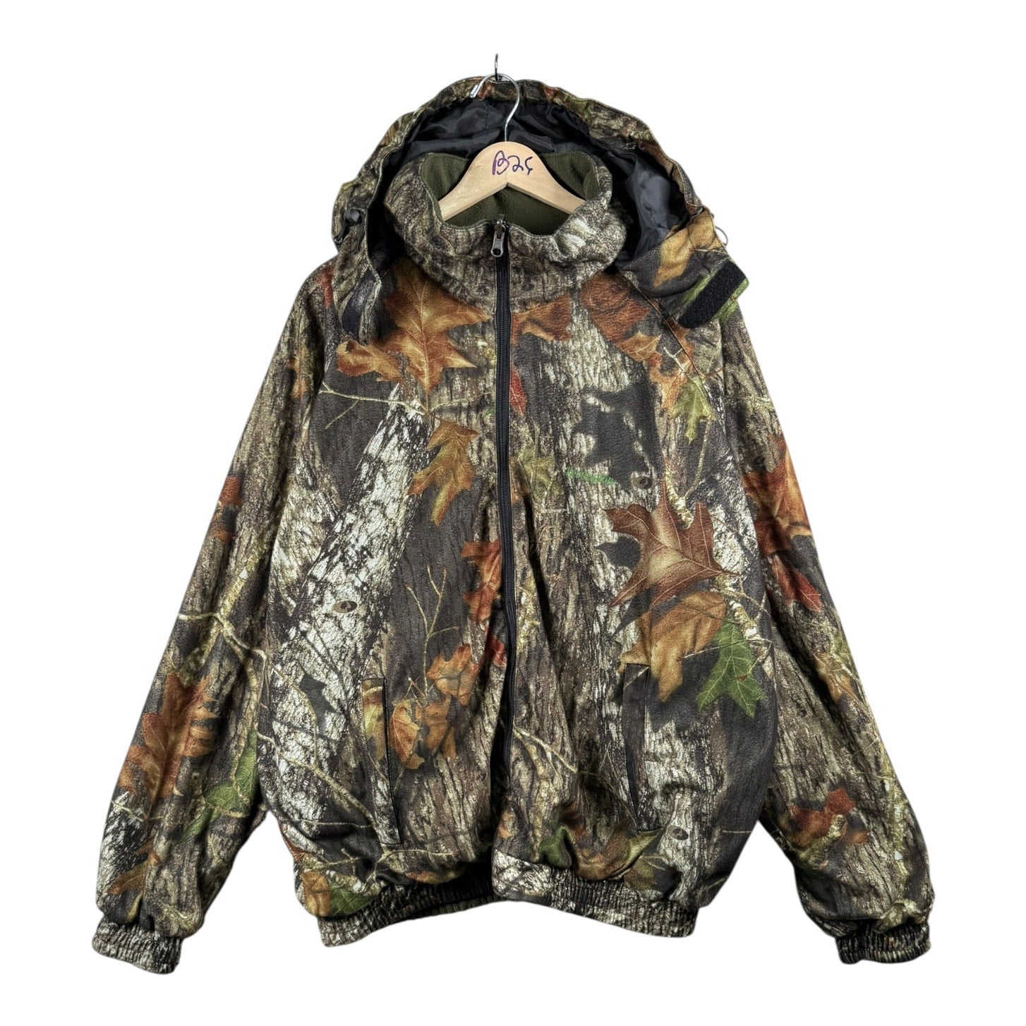 Vintage Remington Reversible Camo Full Zip Hoodie