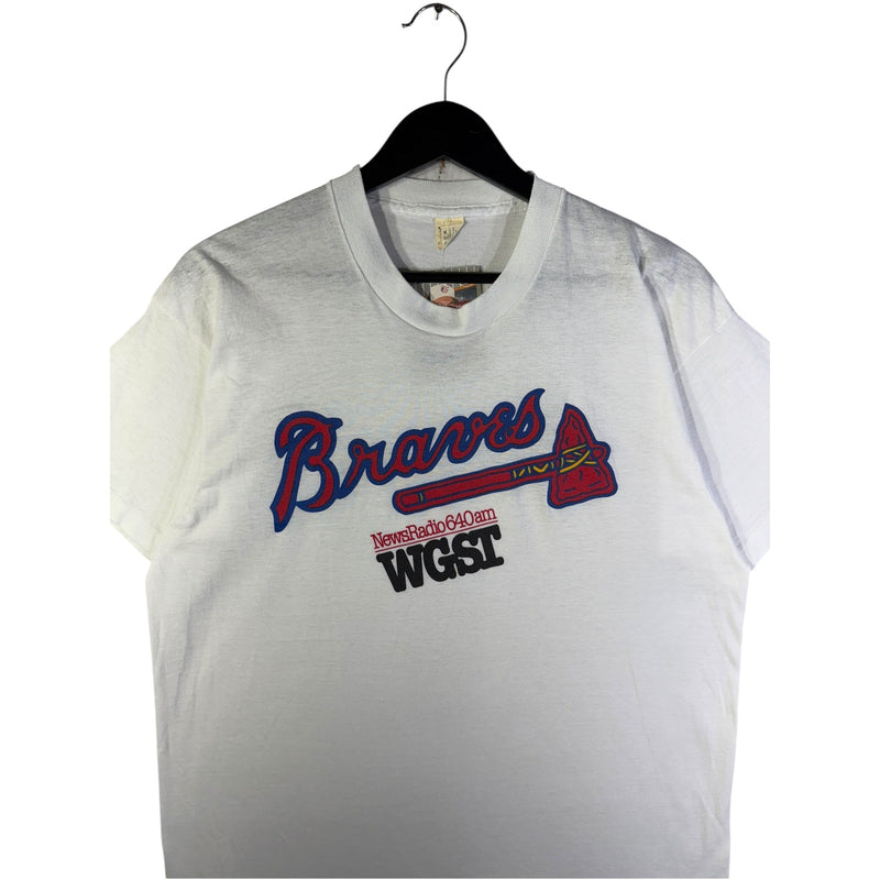 Vintage Atlanta Braves WGST Radio MLB T-Shirt