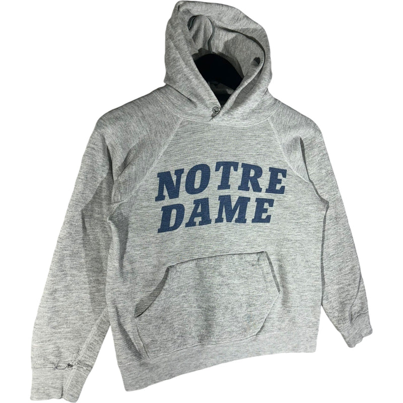 Vintage Champion Notre Dame Spellout Hoodie 80s