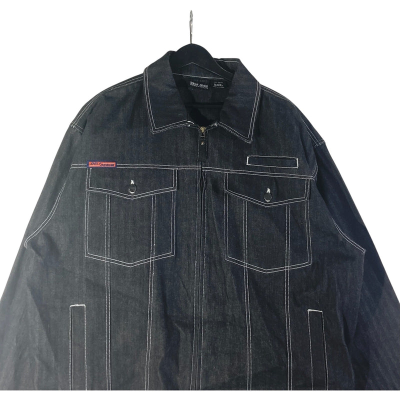 Vintage Streetwear Pocket Denim Jacket