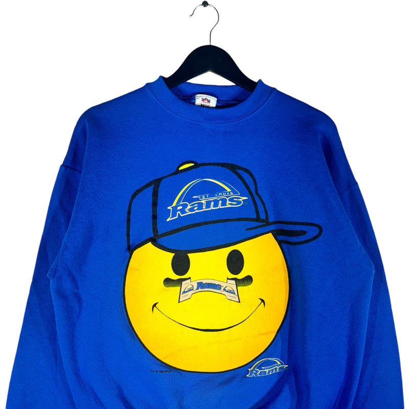 Vintage NFL St. Louis Rams Smiley Crewneck