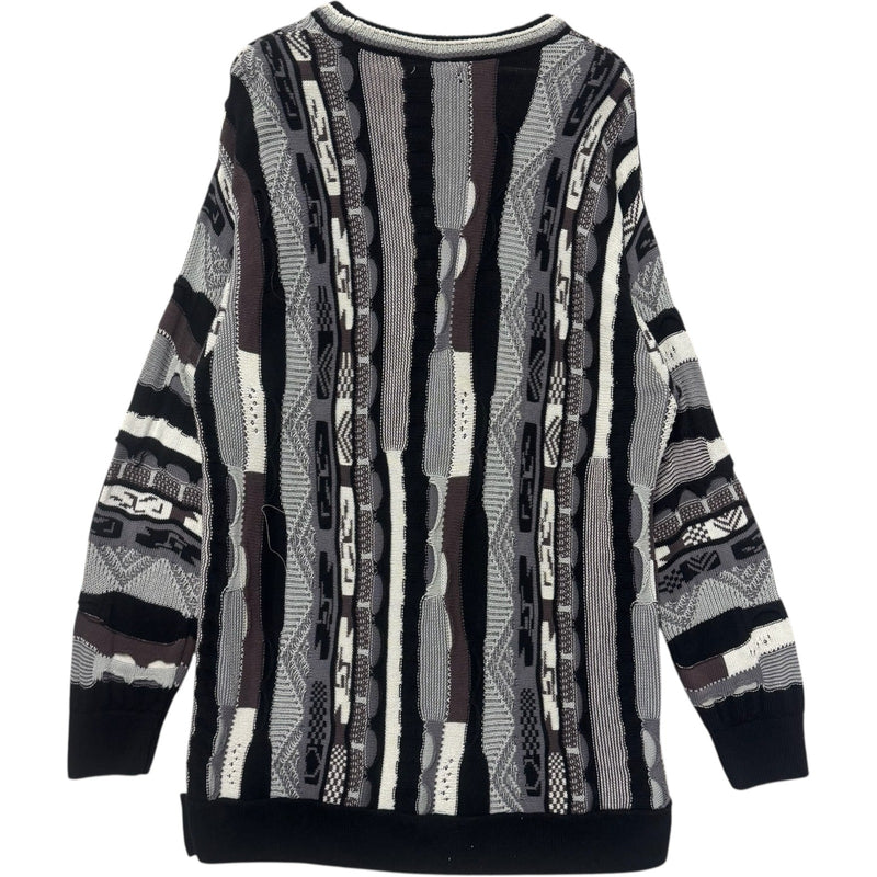 Vintage 3D Knit Coogi Style Sweater
