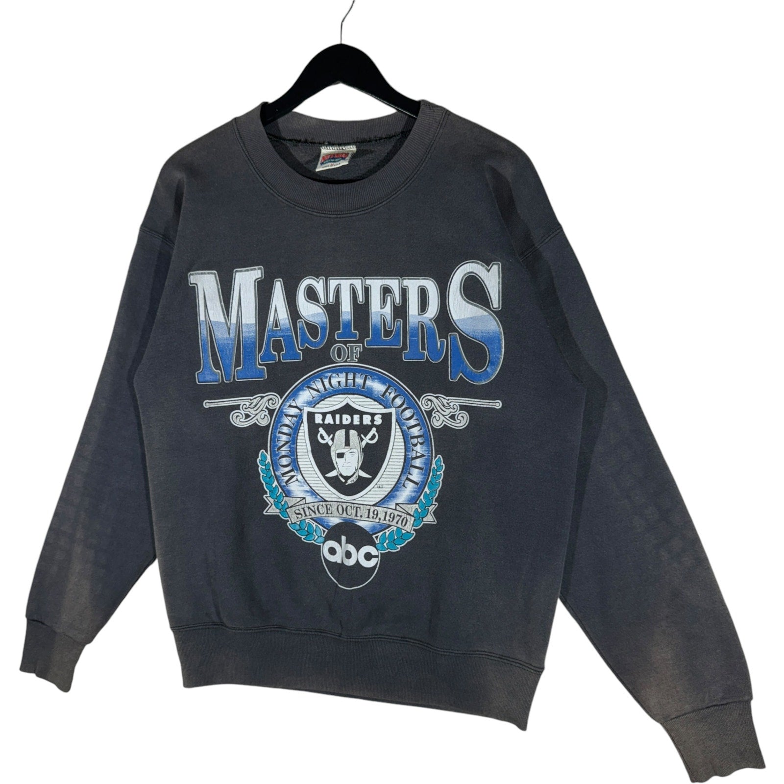 Vintage Nutmeg "Masters OF MNF" Raiders NFL Crewneck