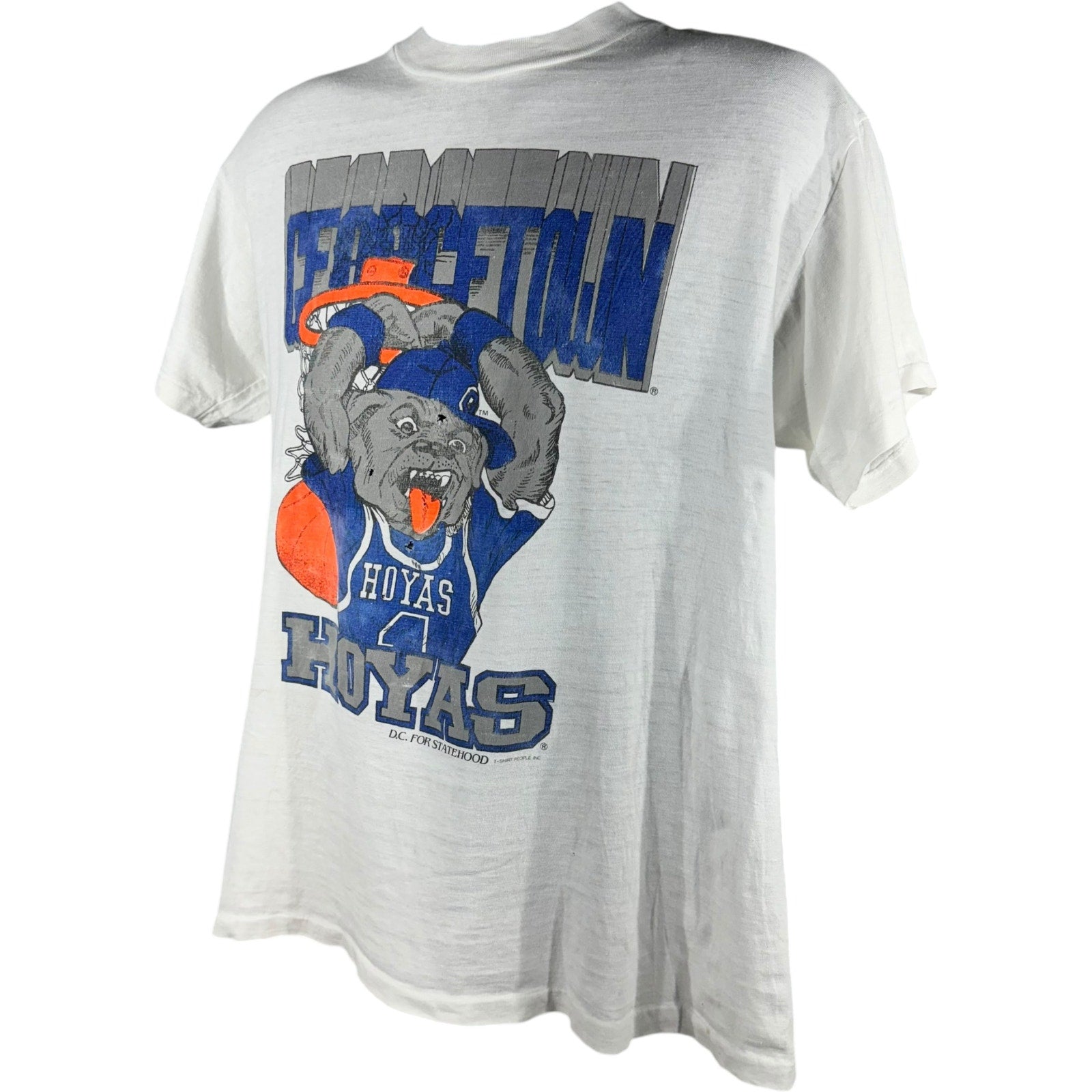 Vintage Georgetown University Hoyas Basketball Tee