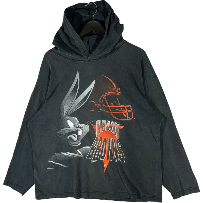 Vintage Bugs Bunny Cleveland Browns Hoodie