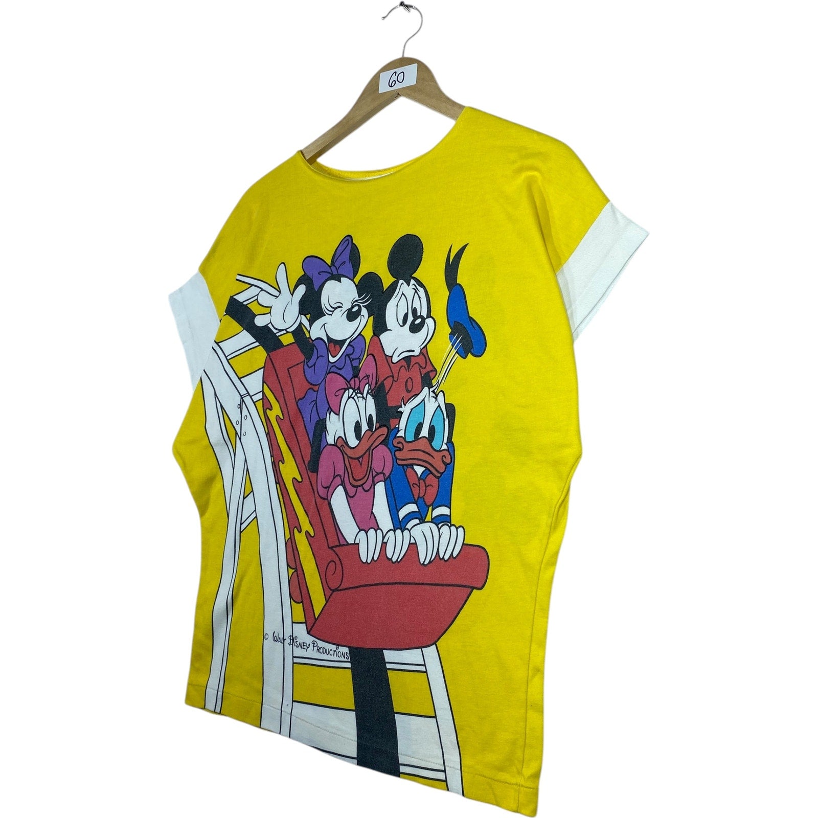 Vintage Disney Couples Roller Coaster Graphic T-Shirt