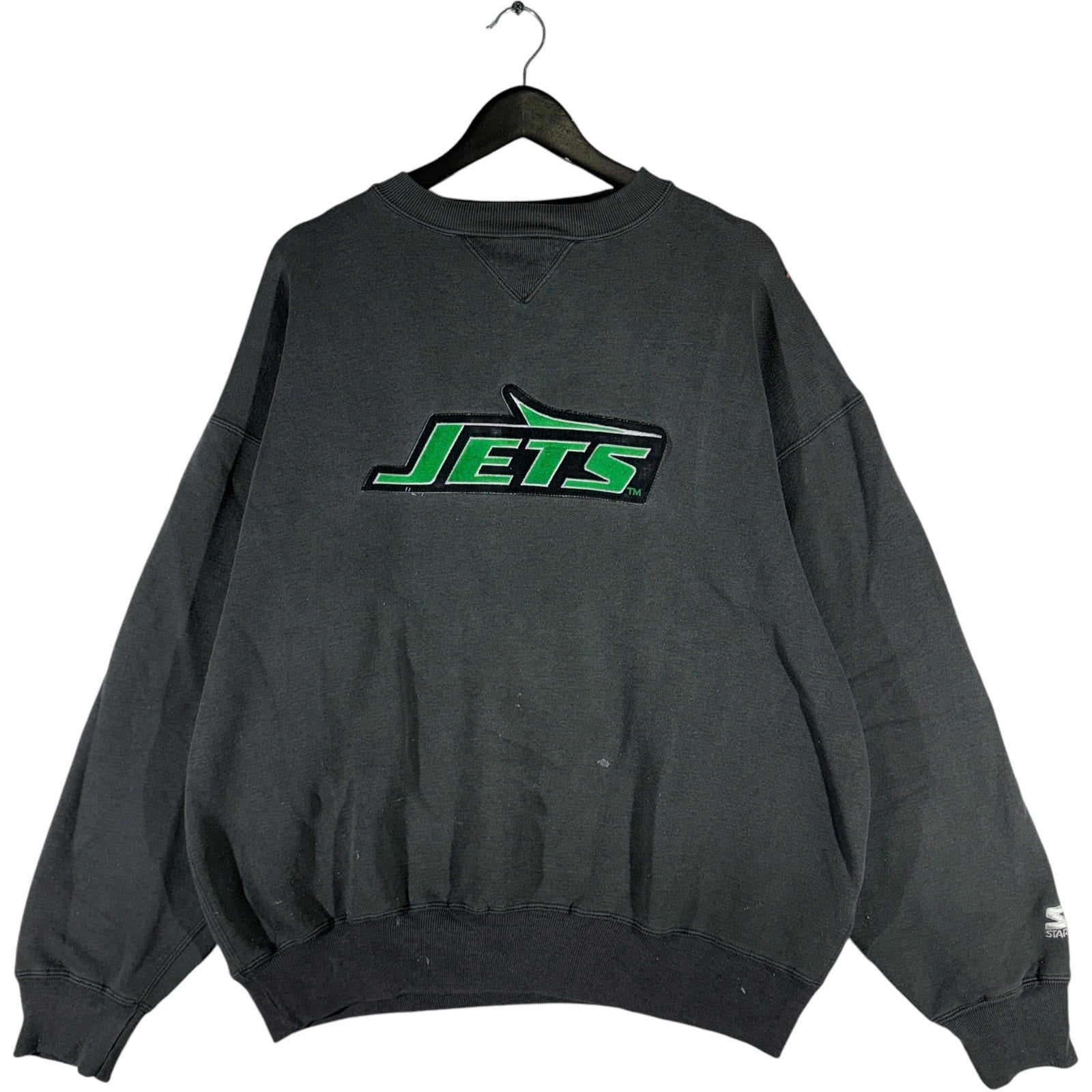 Vintage Starter New York Jets NFL Spellout Crewneck