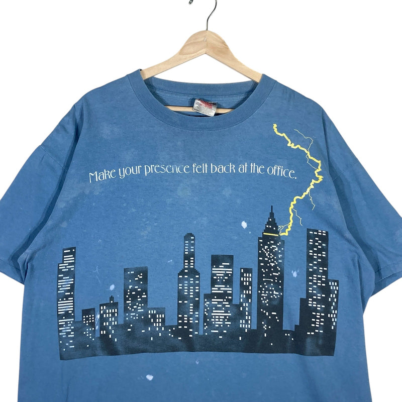 Vintage "Make Your Presence Felt Back At The Office" Hitachi Tee
