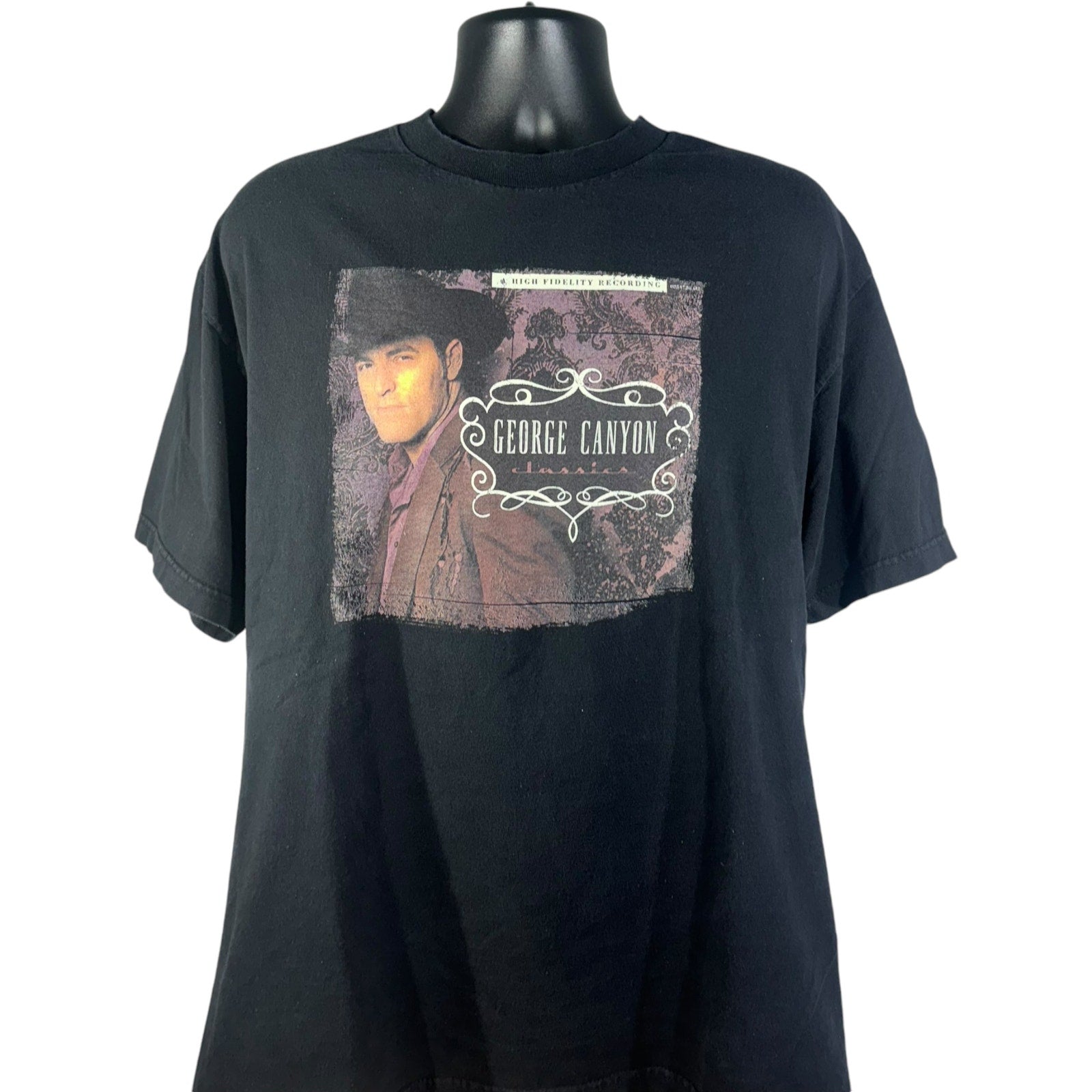 George Canyon "In A Quiet Room" Tour Tee 2007