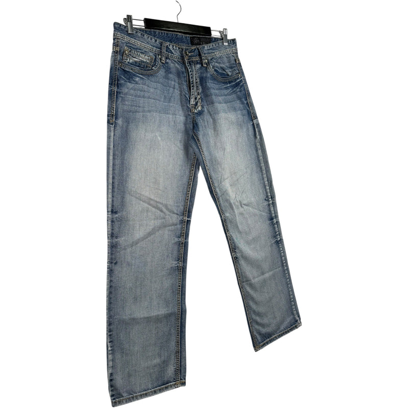Vintage Axel Faded Straight Leg Denim Jeans 32x32